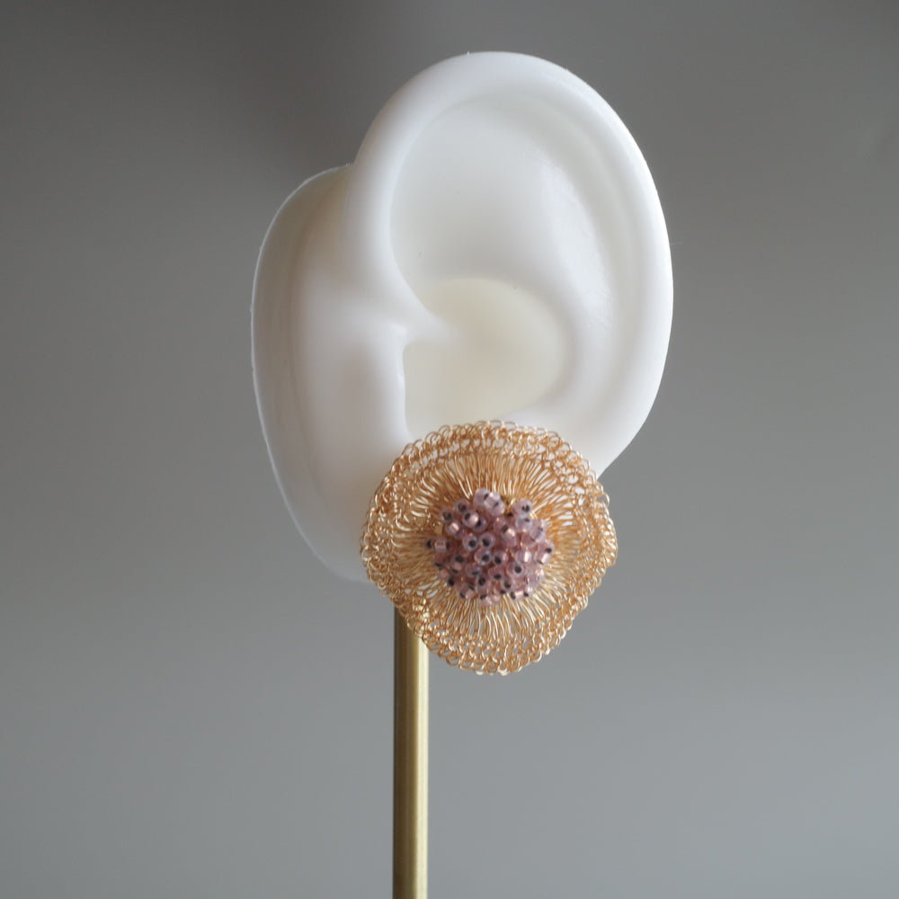 2way Orbit Glass Beads Gold color