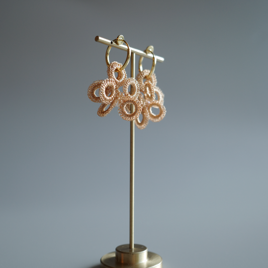 満開|Full Bloom|SS&パール◯ モチーフ4点セット(ゴールド/受注販売)