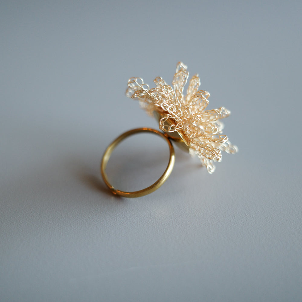 Dandelion Bloom  ワイヤークロッシェリング