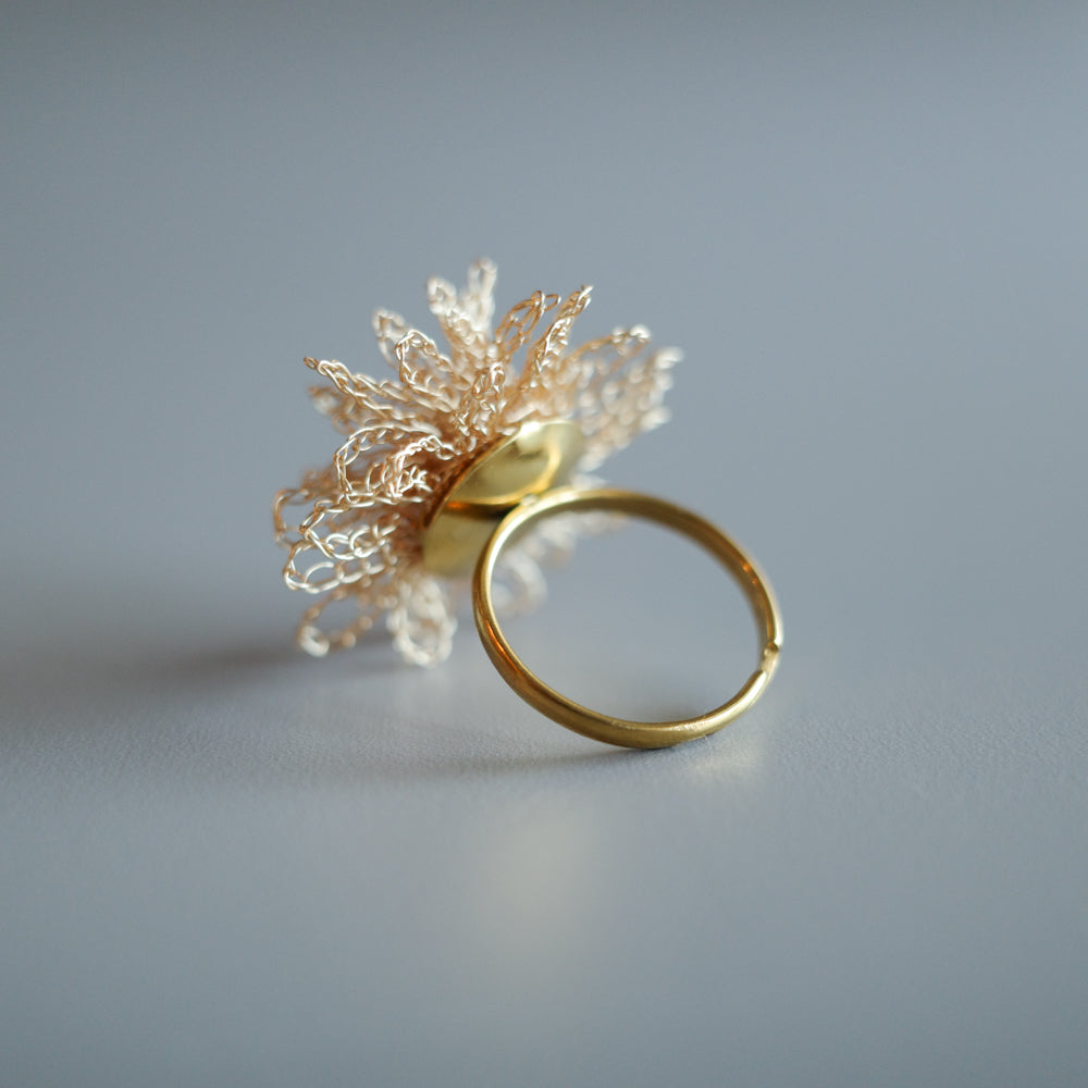 Dandelion Bloom  ワイヤークロッシェリング