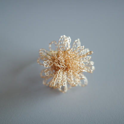 Dandelion Bloom  ワイヤークロッシェリング