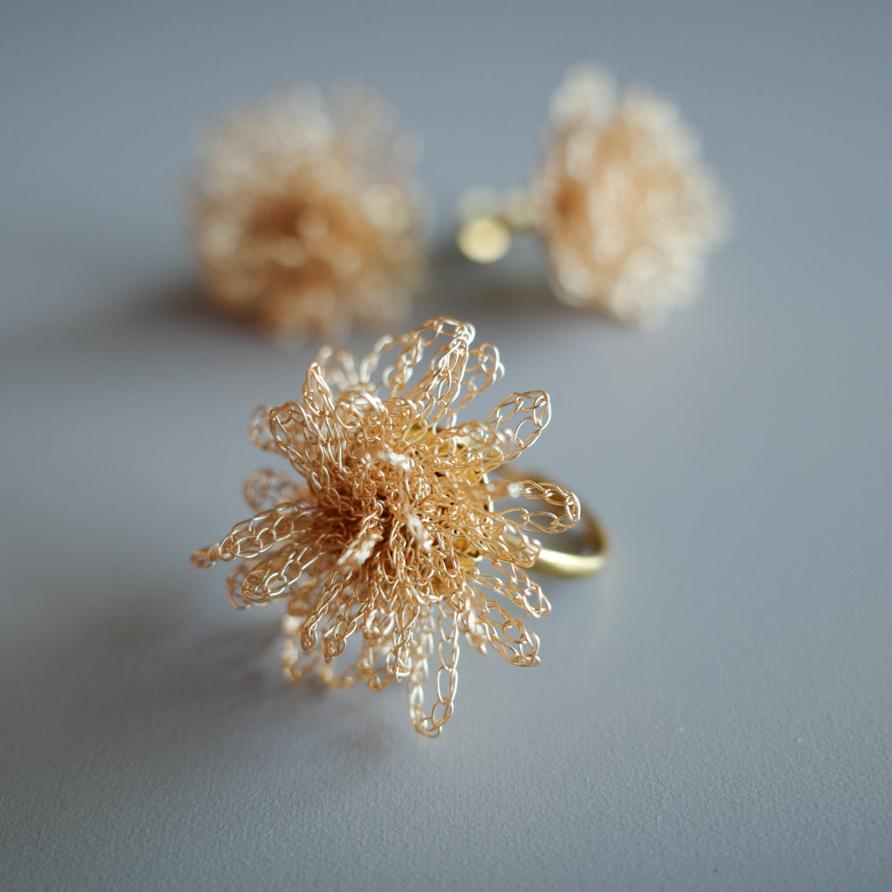 Dandelion Bloom  ワイヤークロッシェリング