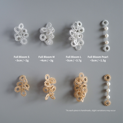 Full Bloom – 耳飾り4点モチーフセット　受注販売