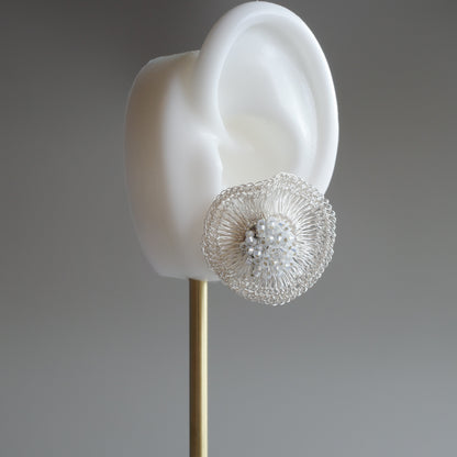 2way Orbit  Glass Beads　Silver color