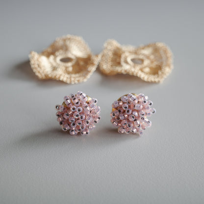 2way Orbit  Glass Beads　Gold color