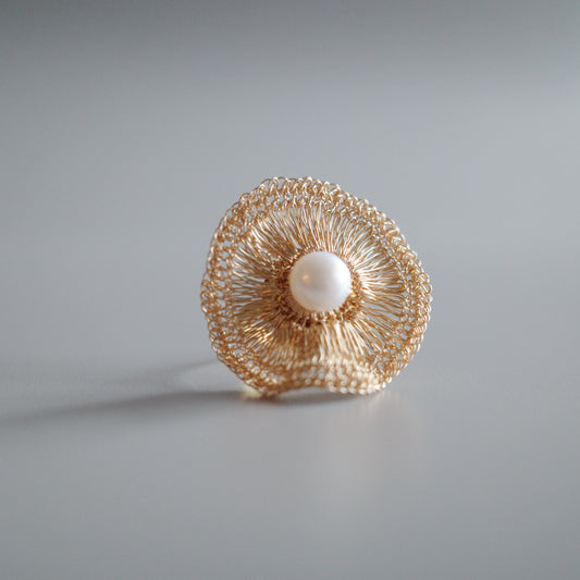 Orbit Pearl  – 金屬線蕾絲戒指