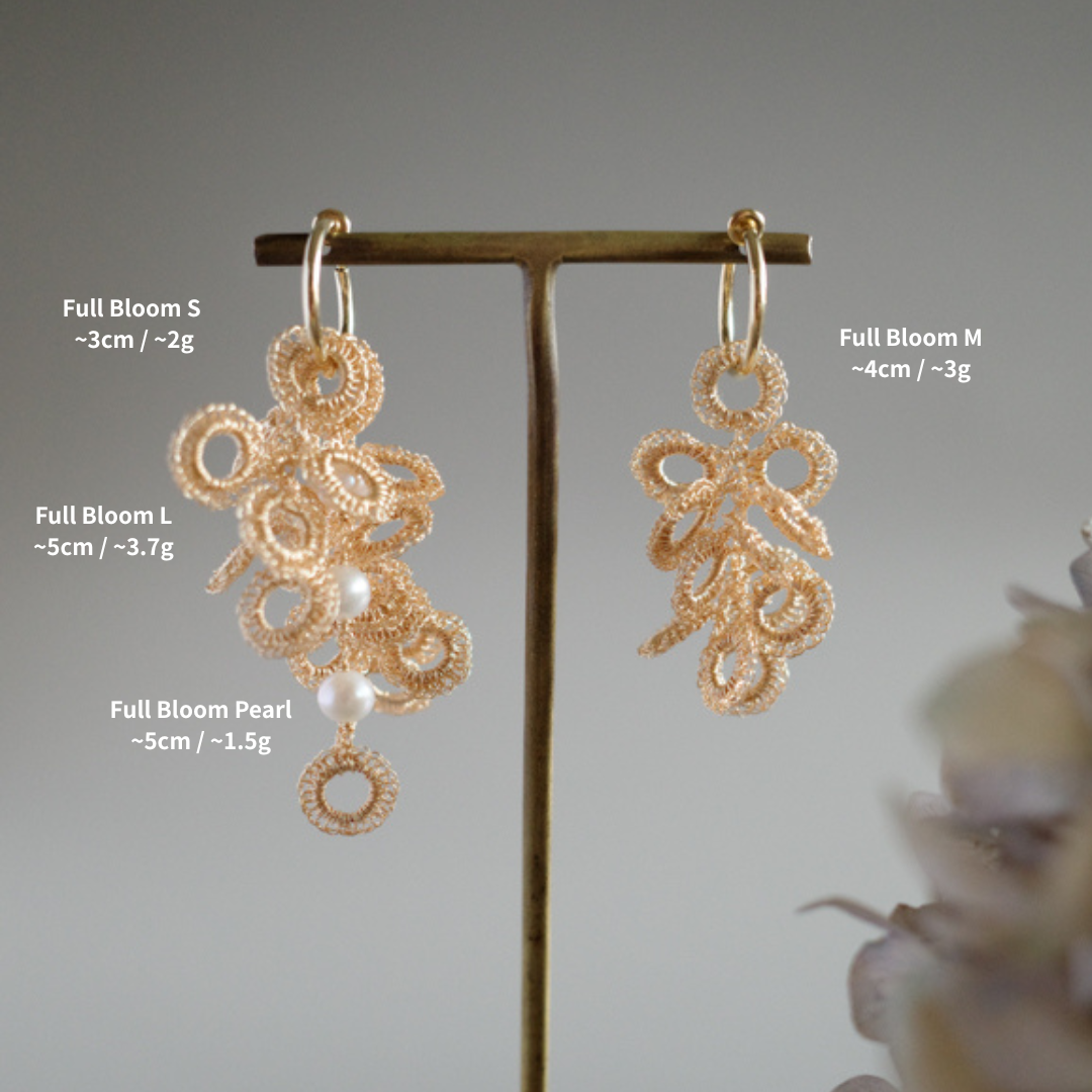 Full Bloom – 耳飾り4点モチーフセット　受注販売