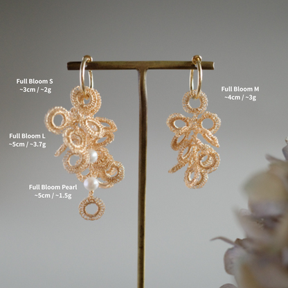 Full Bloom – 耳飾り4点モチーフセット　受注販売