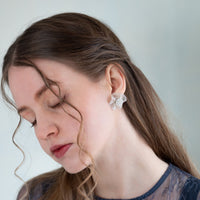 2way Orbit  Glass Beads　Silver color