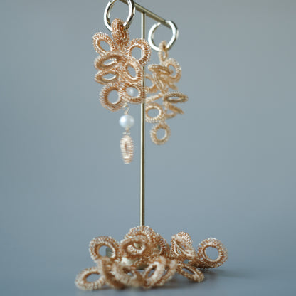 Full Bloom – 耳飾り4点(S・M・L・パール)モチーフセット　受注販売