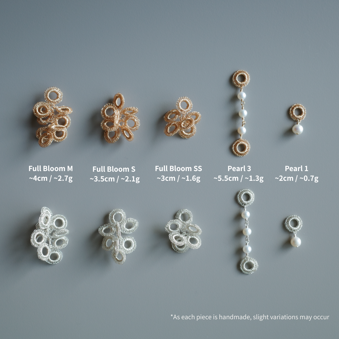 Full Bloom｜SS＆パール◯ モチーフ4点セット（ゴールド／受注販売）
