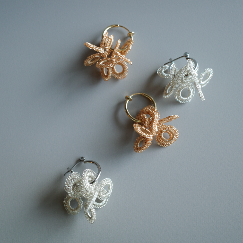 Full Bloom | M Motif 2-Piece Earring Set (Made to Order)