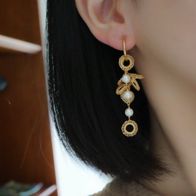 Full Bloom – 耳飾り4点モチーフセット　受注販売