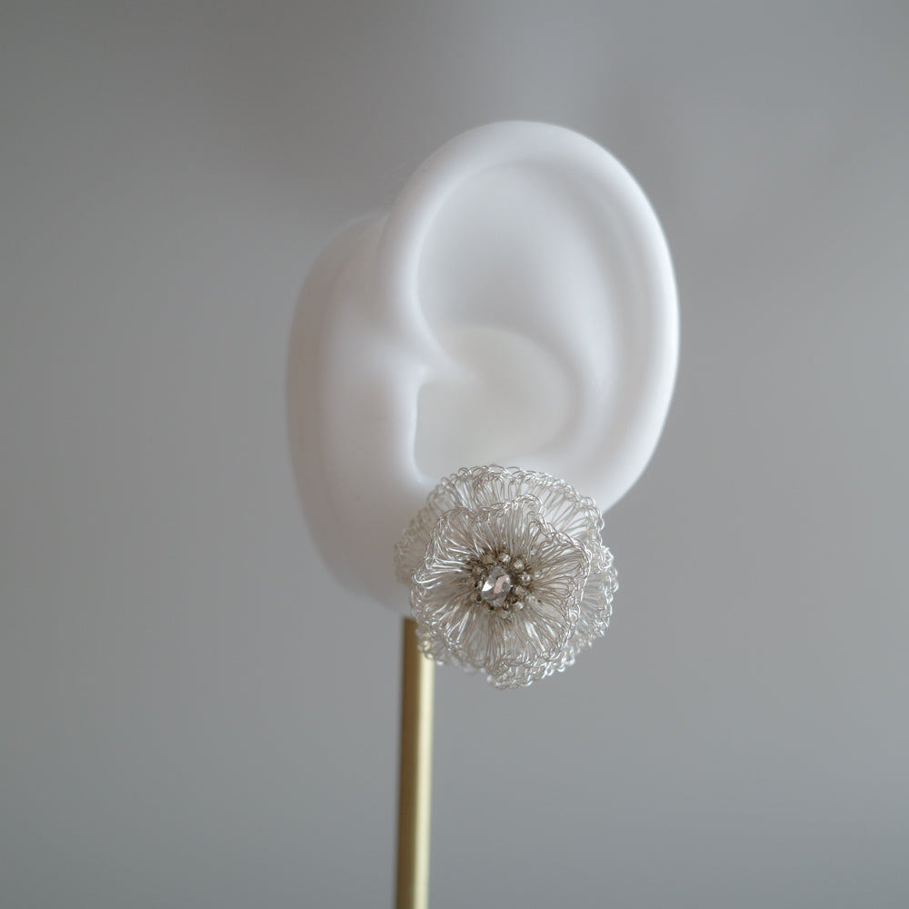 YUIKA- ハーキマーダイヤモンド耳飾り