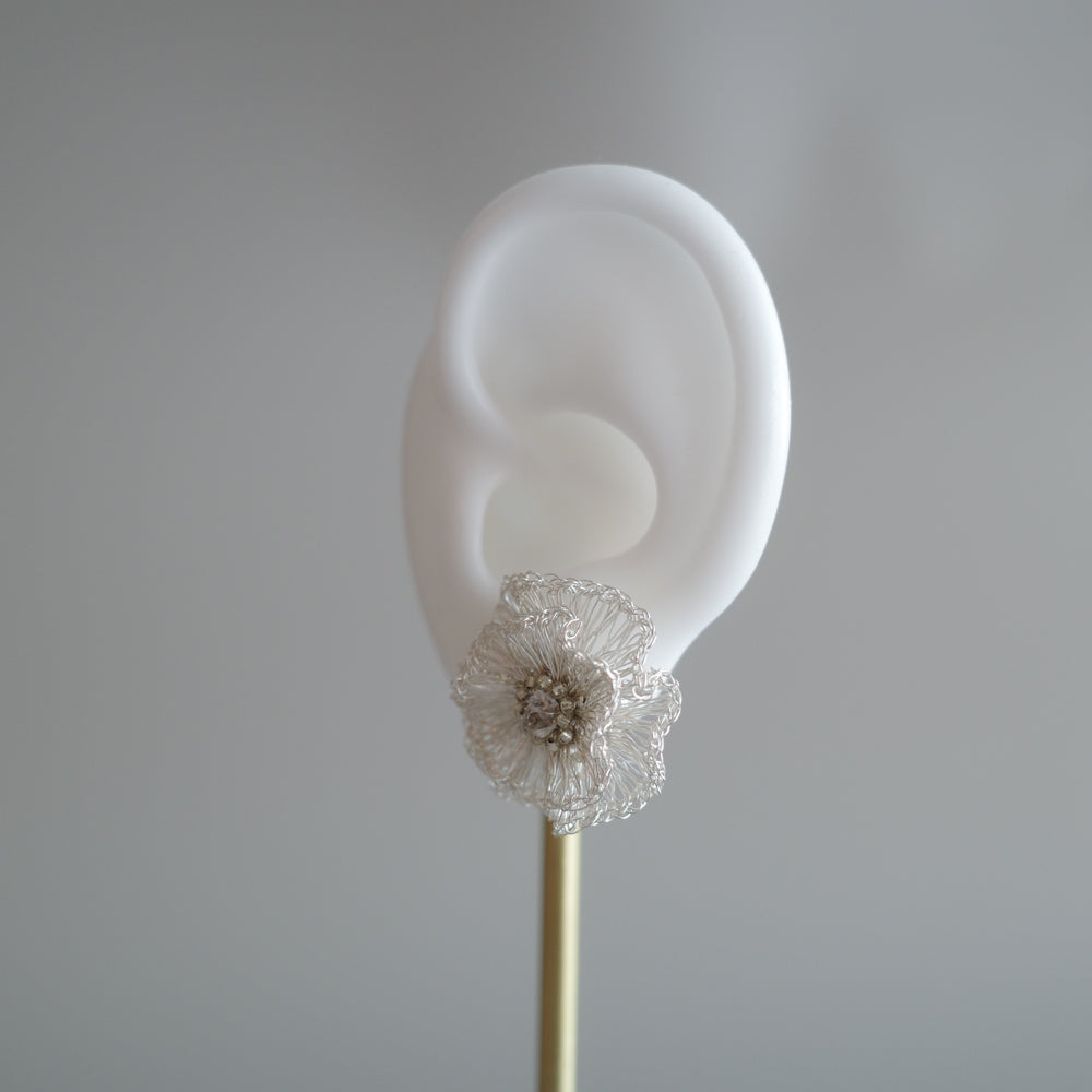 YUIKA- ハーキマーダイヤモンド耳飾り