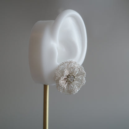 YUIKA- ハーキマーダイヤモンド耳飾り ゴールド