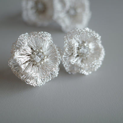 YUIKA- ハーキマーダイヤモンド耳飾り