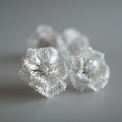 YUIKA- ハーキマーダイヤモンド耳飾り