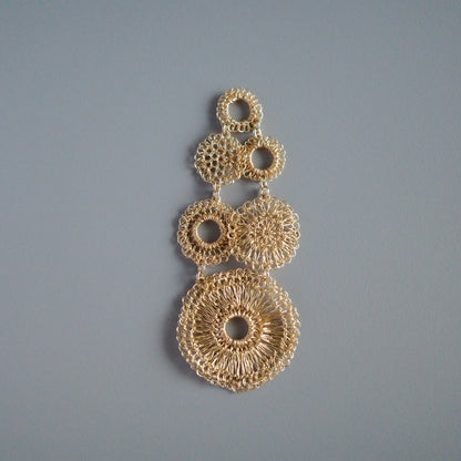 【預購商品】Circles in Motion – 長款耳環／夾式耳環　單耳販售（即單件）