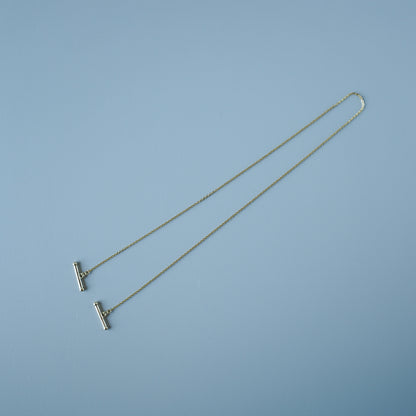 Full Bloom – ワイヤークロッシェとパールのネックレス S  Gold Color