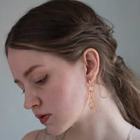 Yui – Hand-Crocheted Wire Earrings / Clip-ons