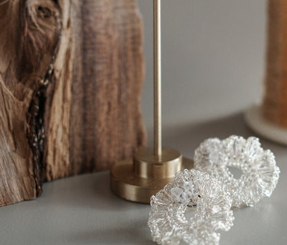 Lunar Halo – Herkimer Diamond x Silver